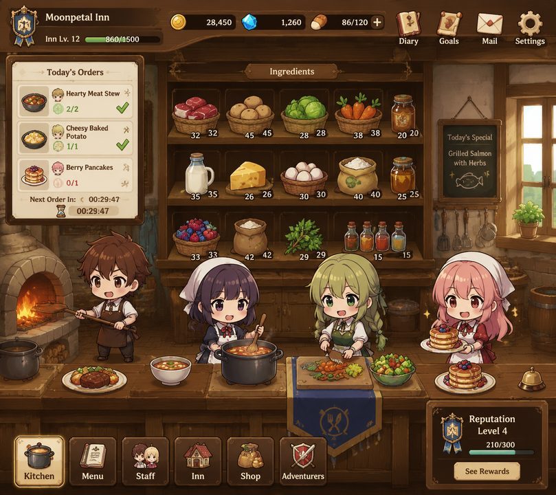 异世界旅馆 玩法展示 资料图 3