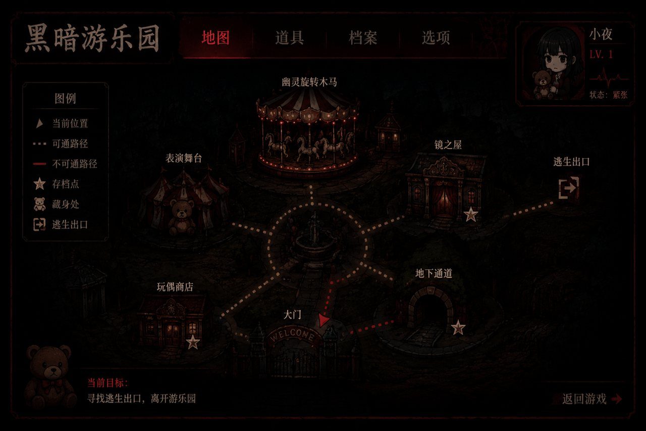 黑暗游乐园 场景解谜 实机截图 8