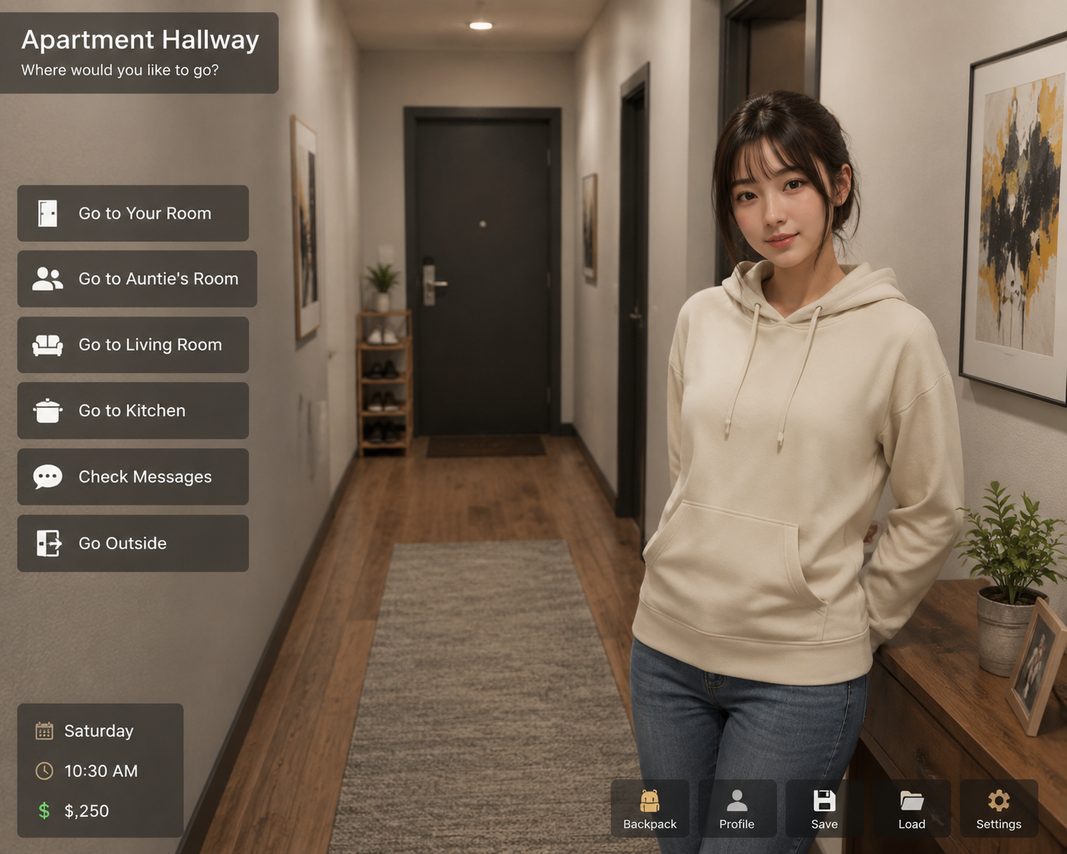 我的可爱表姐 角色路线 玩法截图 4