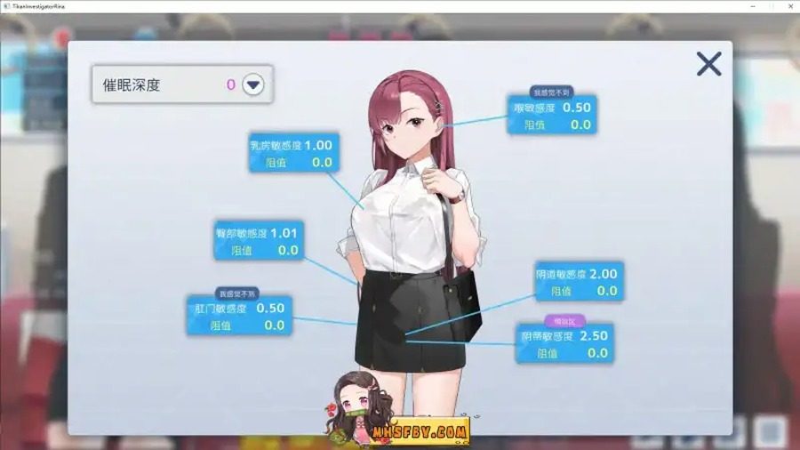 诱饵痴汉搜查官梨奈V1 Rogue-lite 实机截图 2